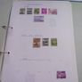 A collection of stamps from various countries on pages in binder (1880s-1990s) Image 3