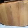 Gorgeous Very Solid 5Ft+ Oval Extendable Wooden Kitchen Dining Table - Can Deliver Image 2