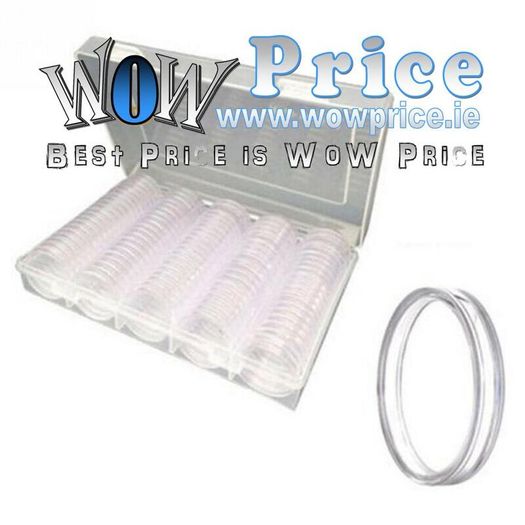 Coin 100Pcs Cases Holder Storage Box