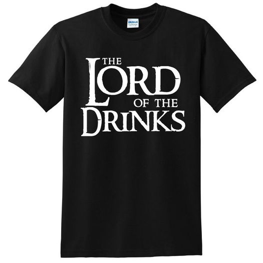 The Lord of the drinks T-shirt tee top shirt great for stag parties