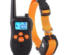 Dog Bark Collar Electronic Dog Training Collar 300m Remote Control Dog Trainer Rechargeable Shock Collar For Pet Dogs
