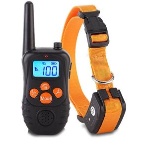 Dog Bark Collar Electronic Dog Training Collar 300m Remote Control Dog Trainer Rechargeable Shock Collar For Pet Dogs