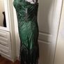 BNWT...Stunning Sage/Black Occasion Wear Dress With Stretch (labelled 8. Size 10-12) Image 10