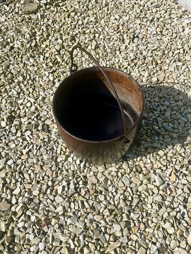 Vintage Cast Iron Pot or Planter