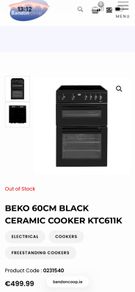 Beko cooker