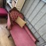 Vintage antique-style carved chaise longue Image 3
