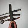 Antique Cutlery Carving Set Image 8