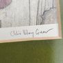 FRAMED DETAIL IRIS RAINBOW FANTASY penceled and coloered signed by artist . Image 10