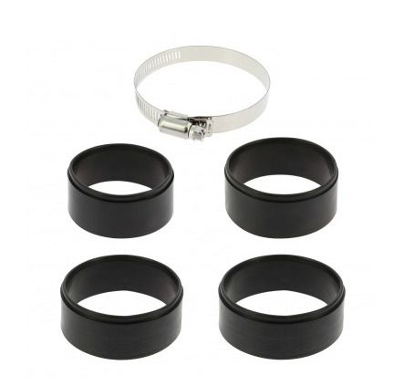 Universal Car Air Filter Includes 4 Adapters 60mm 65mm 70mm 77mm Gray Color