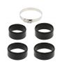 Universal Car Air Filter Includes 4 Adapters 60mm 65mm 70mm 77mm Gray Color Image 4