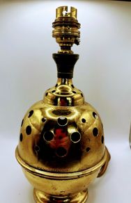 Old Vintage  Brass Censer Thurible Incense Burner lamp