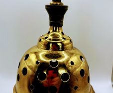 Old Vintage  Brass Censer Thurible Incense Burner lamp