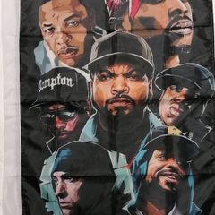American Rap Legends Hip Hop Tupac, Notorious Big, Eminem flag.