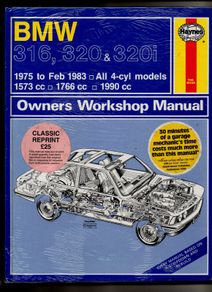 BMW 316, 320, 320i Haynes Manual 1975-1983