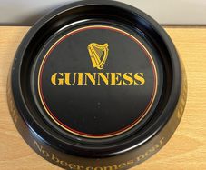 vintage Guinness metal advertising pub ashtray