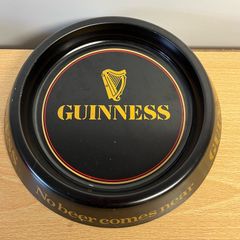 vintage Guinness metal advertising pub ashtray
