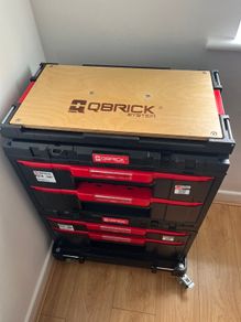 Qbrick System ONE SET Transport Platform+4 Drawers+Work top