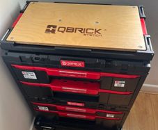 Qbrick System ONE SET Transport Platform+4 Drawers+Work top