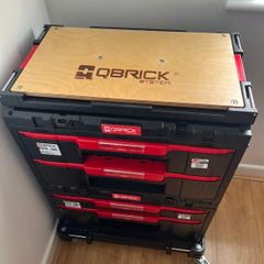 Qbrick System ONE SET Transport Platform+4 Drawers+Work top