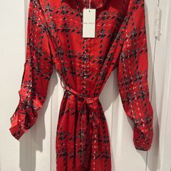 Satin Shirt Dress BNWT