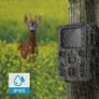 Mini Wildlife Camera 20MP 1080P Trail Camera Infrared Night Vision 0.3S Motion Activated Waterproof Cam for Garden Camera Trap and Outdoor Nature Wildlife Scouting Include 8GB SD Card Image 3