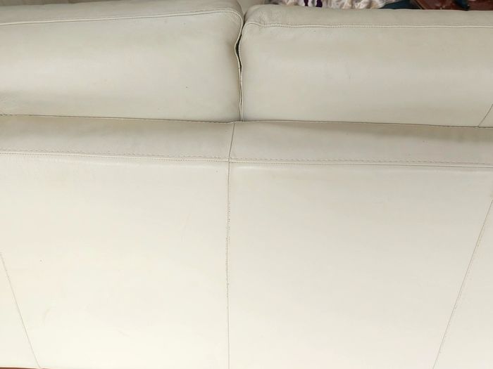 Incanto Divani Cream Italian Leather Sofa