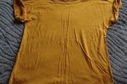 Boohoo Mustard Top  Size 10
