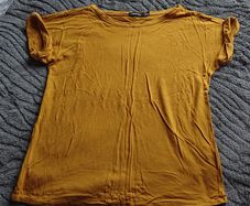 Boohoo Mustard Top  Size 10