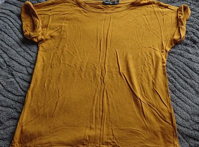 Boohoo Mustard Top  Size 10