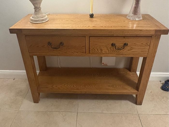 Oak Hall Table
