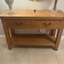 Oak Hall Table Image 3