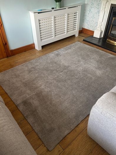 Large Stone Grey Rug 230cm x 160cm