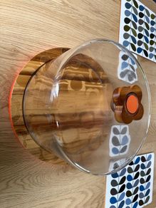 Orla kiely cake stand