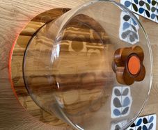 Orla kiely cake stand