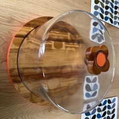 Orla kiely cake stand
