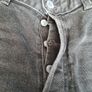 Men's black denim shorts Image 4