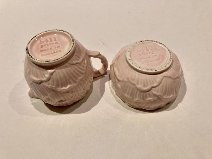 Antique Sylvac Jug and sugar bowl