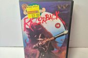 RAZORBACK VHS Big Box (1984) Warner Home Video | MOULD FREE &amp; PLAY TESTED | Rare Irish Xtra-Vision Provenance (Tallaght)
