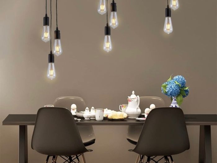 3 Way Ceiling Pendant Cluster Light Fitting Lights E27 Socket Hanging Light Industrial Ceiling Lights MULTIPLE COLOURS AVAILABLE (FREE POSTAGE)