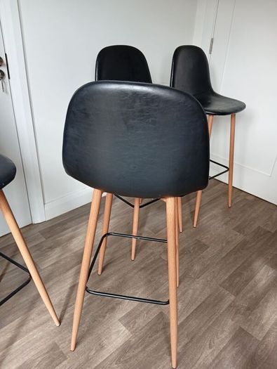 four Jysk bar stools