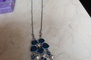 Costume  Necklace &amp; Matching  Earrings. Length  - 11"