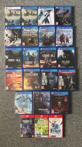 Collection of PlayStation and Nintendo Switch Games