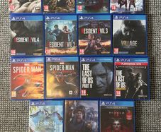 Collection of PlayStation and Nintendo Switch Games