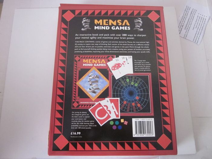 Mensa Mind Games Pack by Robert Allen,Philip Carter , Ken Russell . New