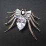 Spider Crystal Statement Brooch Pin Image 6