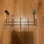 Over-door coat rack with 10 hooks - chrome finish Image 2