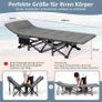 Portable Camping Cot, Collapsible Guest Bed Suitable for Up to 200 Kg, Ideal for Indoor, Outdoor, And Garden Use. Image 2