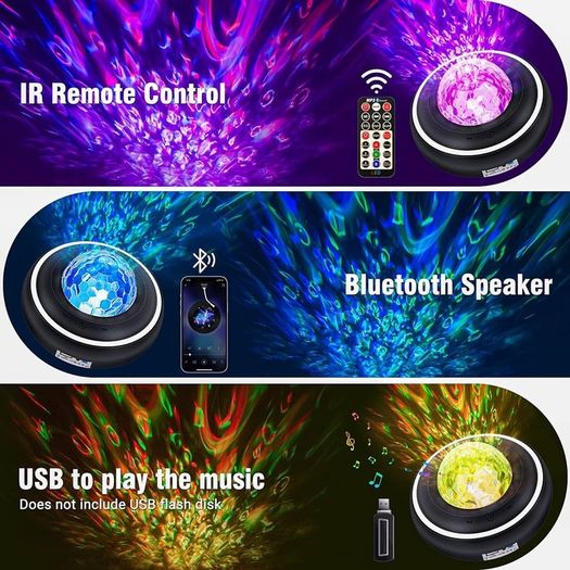 FREE EXPRESS SHIPPING Galaxy Projector, Star Night Light Projector with and Music Bluetooth Speaker, Ceiling Starry Star Light for Kids Baby Bedroom/Party/Game Rooms/Home Theatre