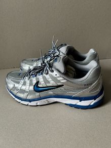 nike p 6000 metallic silver / team royal size 9.5