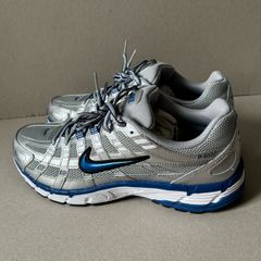 nike p 6000 metallic silver / team royal size 9.5